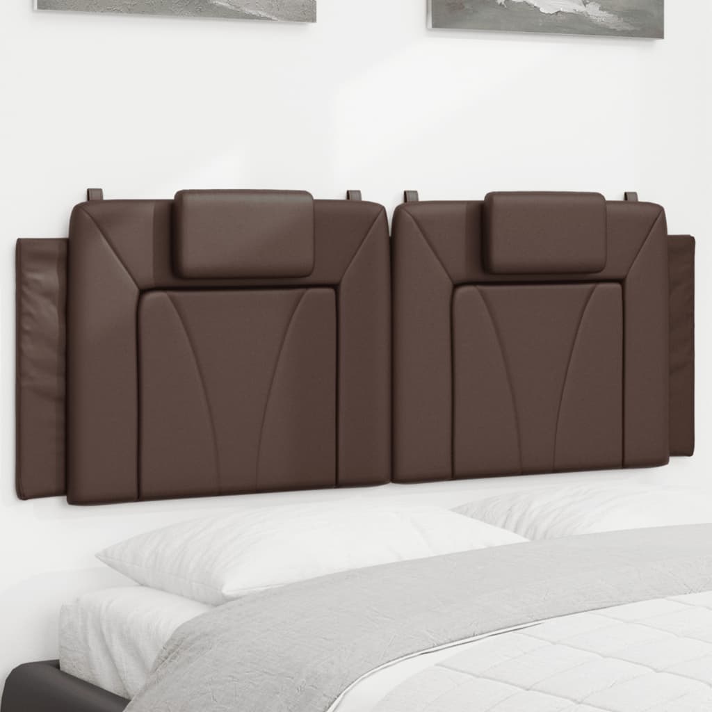 vidaXL Hoofdbordkussen "Viana" 80 cm kunstleer zwart