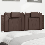 vidaXL Hoofdbordkussen "Viana" 80 cm kunstleer zwart