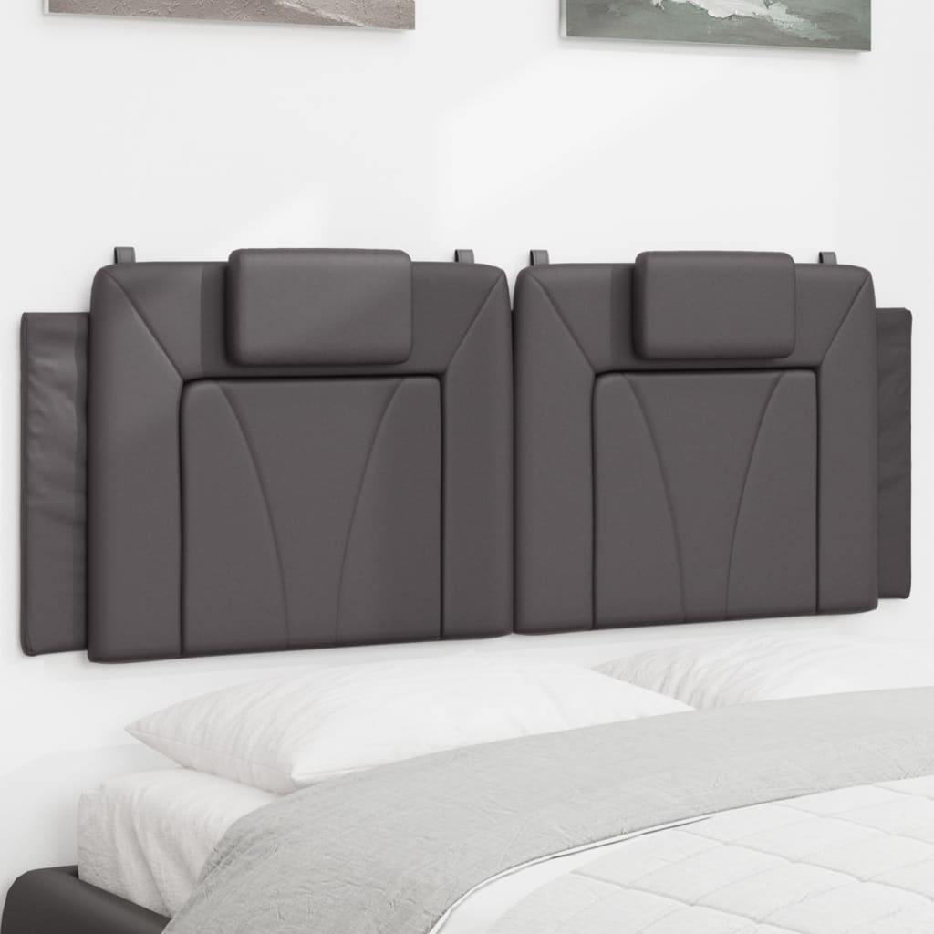 vidaXL Hoofdbordkussen "Viana" 80 cm kunstleer zwart