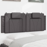 vidaXL Hoofdbordkussen "Viana" 80 cm kunstleer zwart