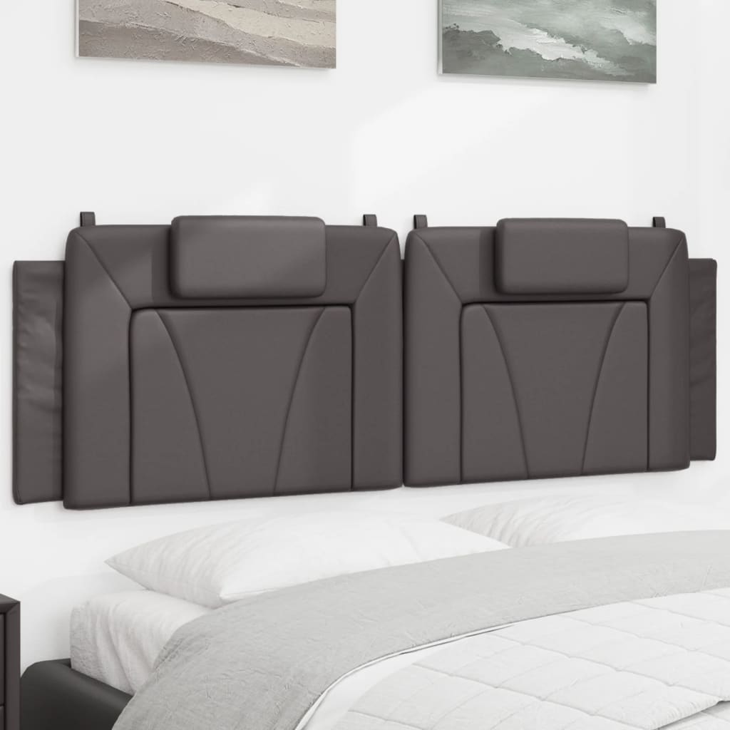 vidaXL Hoofdbordkussen "Viana" 80 cm kunstleer zwart