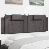 vidaXL Hoofdbordkussen "Viana" 80 cm kunstleer zwart