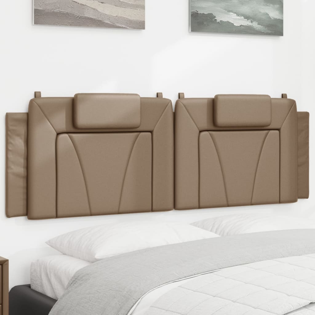 vidaXL Hoofdbordkussen "Viana" 80 cm kunstleer zwart
