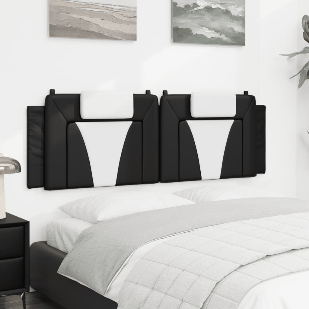 vidaXL Hoofdbordkussen "Viana" 80 cm kunstleer zwart