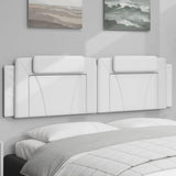 vidaXL Hoofdbordkussen "Viana" 80 cm kunstleer zwart