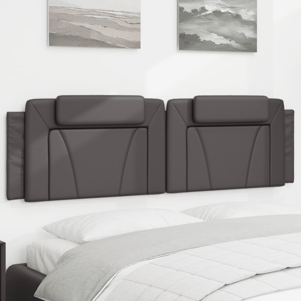 vidaXL Hoofdbordkussen "Viana" 80 cm kunstleer zwart