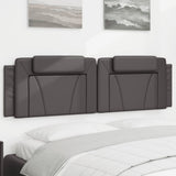 vidaXL Hoofdbordkussen "Viana" 80 cm kunstleer zwart