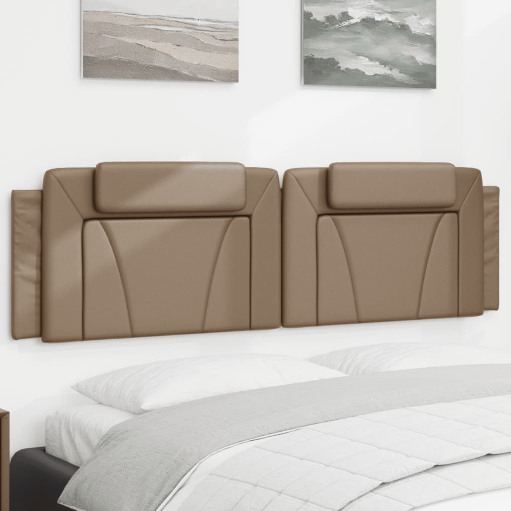 vidaXL Hoofdbordkussen "Viana" 80 cm kunstleer zwart