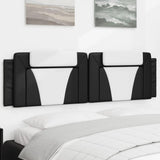 vidaXL Hoofdbordkussen "Viana" 80 cm kunstleer zwart