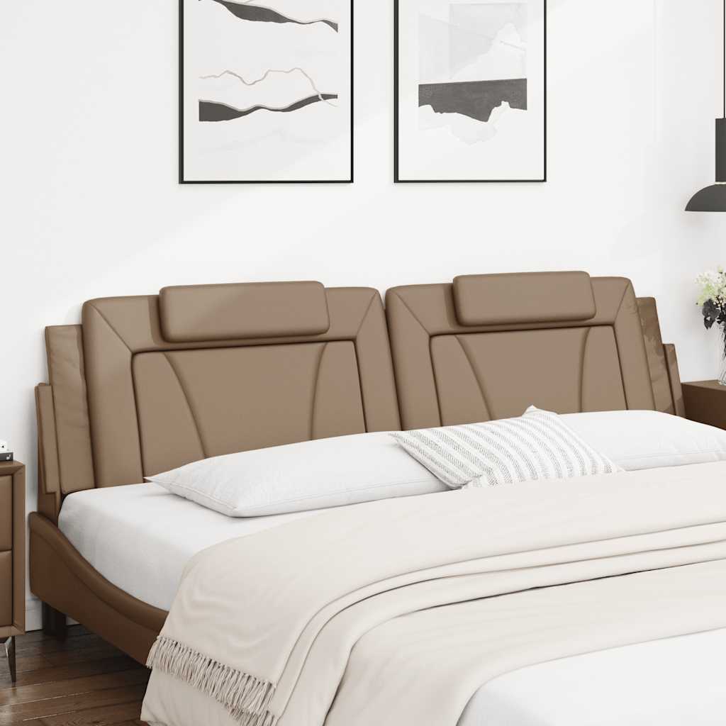 vidaXL Hoofdbordkussen "Viana" 80 cm kunstleer zwart