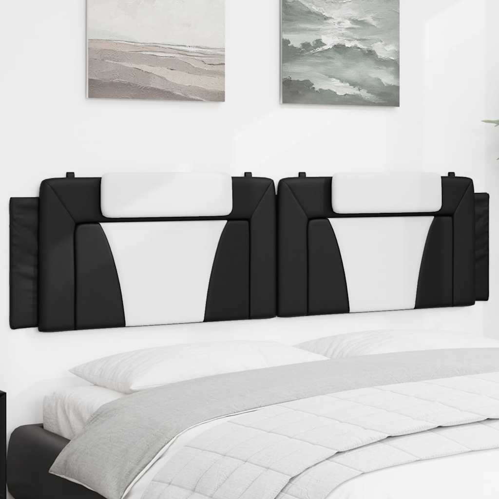 vidaXL Hoofdbordkussen "Viana" 80 cm kunstleer zwart