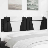 vidaXL Hoofdbordkussen "Viana" 80 cm kunstleer zwart