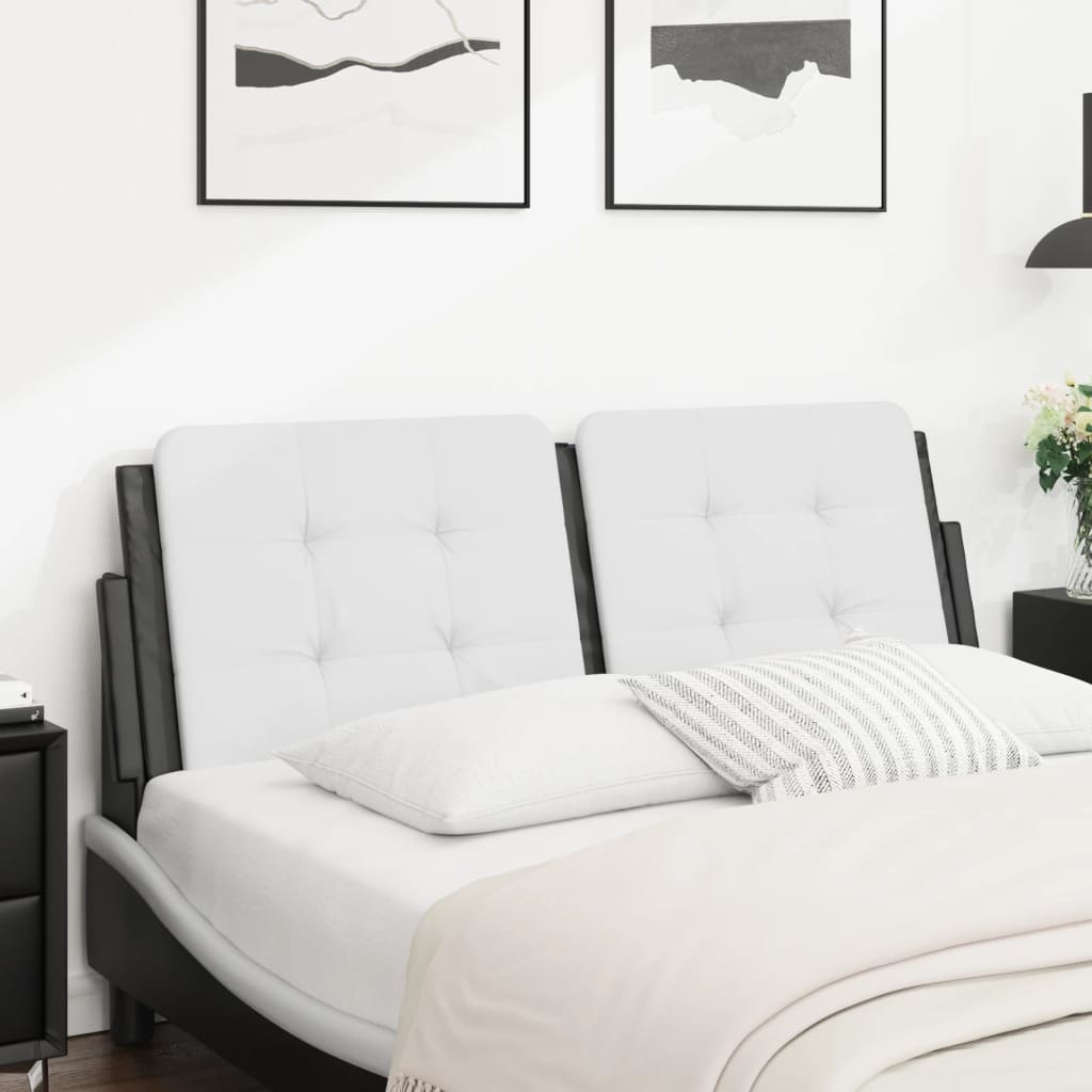 vidaXL Hoofdbordkussen "Zadar" 80 cm kunstleer zwart