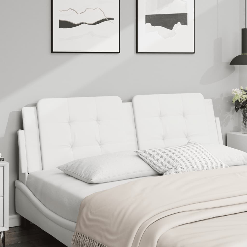 vidaXL Hoofdbordkussen "Zadar" 80 cm kunstleer zwart