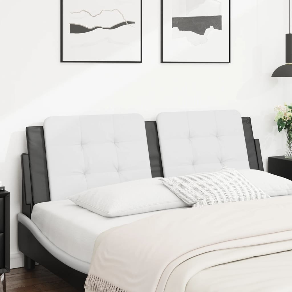 vidaXL Hoofdbordkussen "Zadar" 80 cm kunstleer zwart