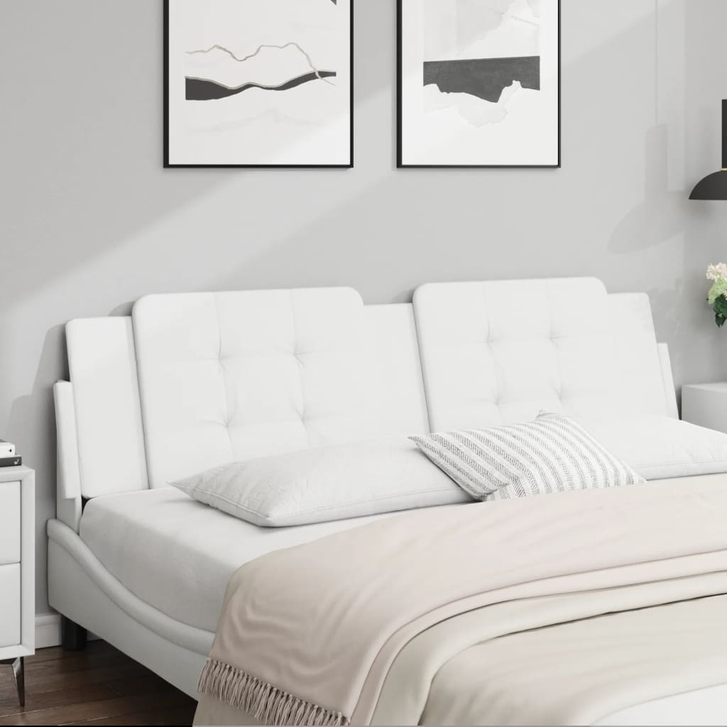 vidaXL Hoofdbordkussen "Zadar" 80 cm kunstleer zwart