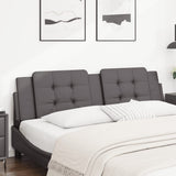 vidaXL Hoofdbordkussen "Zadar" 80 cm kunstleer zwart