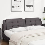 vidaXL Hoofdbordkussen "Zadar" 80 cm kunstleer zwart