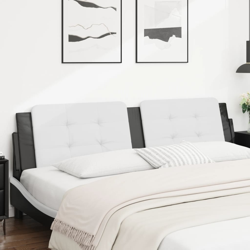 vidaXL Hoofdbordkussen "Zadar" 80 cm kunstleer zwart