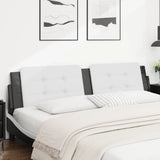 vidaXL Hoofdbordkussen "Zadar" 80 cm kunstleer zwart