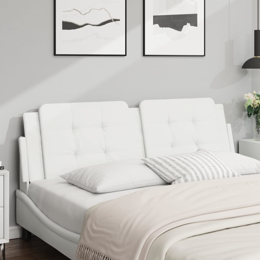 vidaXL Hoofdbordkussen "Zadar" Zwart 100 cm Kunstleer