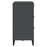 vidaXL Dressoir VIKEN 80x40x80 cm bewerkt hout wit