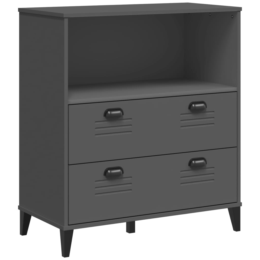 vidaXL Boekenkast VIKEN 80x40x90 cm bewerkt hout wit