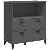 vidaXL Boekenkast VIKEN 80x40x90 cm bewerkt hout wit