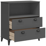 vidaXL Boekenkast VIKEN 80x40x90 cm bewerkt hout wit