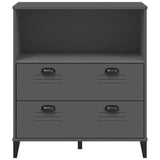 vidaXL Boekenkast VIKEN 80x40x90 cm bewerkt hout wit