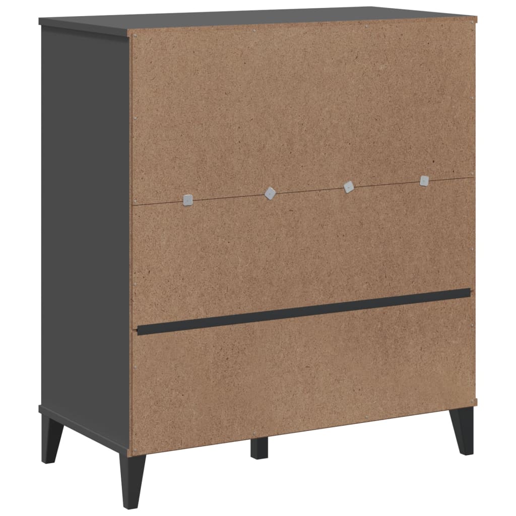 vidaXL Boekenkast VIKEN 80x40x90 cm bewerkt hout wit