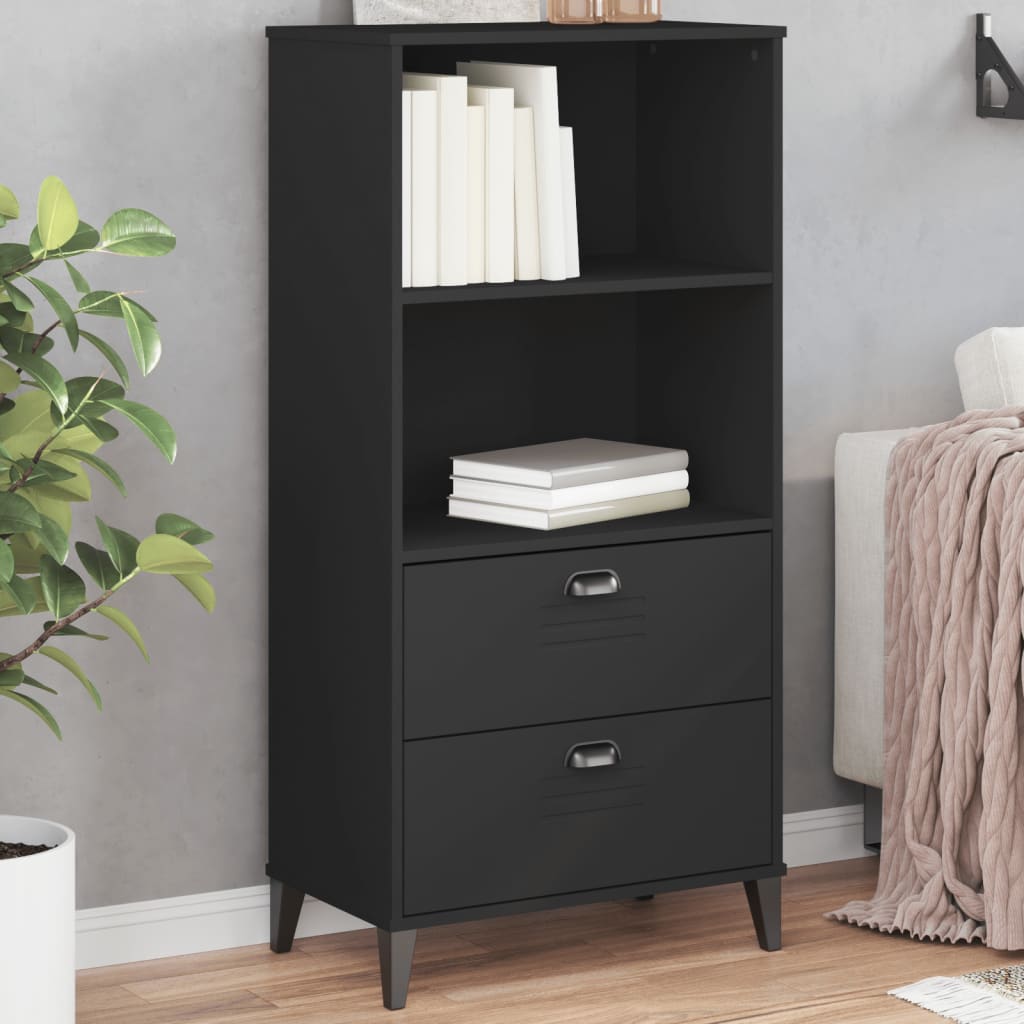 vidaXL Boekenkast VIKEN 60x35x123 cm bewerkt hout wit
