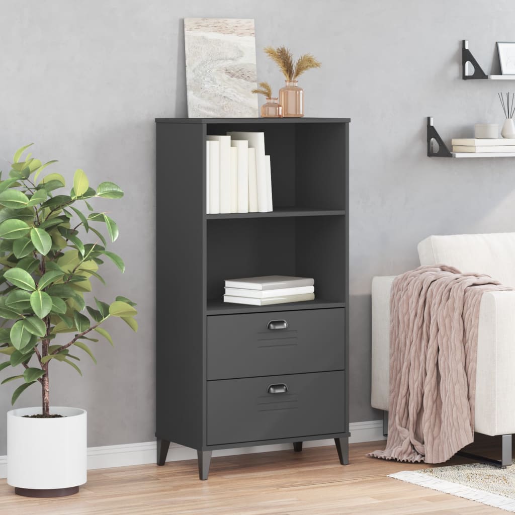 vidaXL Boekenkast VIKEN 60x35x123 cm bewerkt hout wit