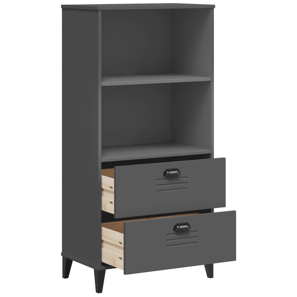 vidaXL Boekenkast VIKEN 60x35x123 cm bewerkt hout wit