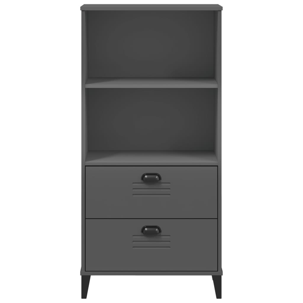 vidaXL Boekenkast VIKEN 60x35x123 cm bewerkt hout wit