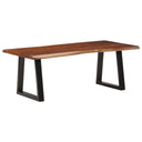 vidaXL Salontafel met natuurlijke randen 60x60x40 cm acaciahout