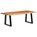 vidaXL Salontafel met natuurlijke randen 60x60x40 cm acaciahout