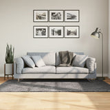 vidaXL Vloerkleed HUARTE laagpolig zacht wasbaar 60x110 cm antraciet