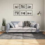 vidaXL Vloerkleed HUARTE laagpolig zacht wasbaar 60x110 cm antraciet