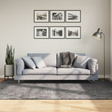 vidaXL Vloerkleed HUARTE laagpolig zacht wasbaar 60x110 cm antraciet