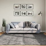 vidaXL Vloerkleed HUARTE laagpolig zacht wasbaar 60x110 cm antraciet
