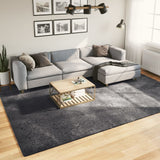 vidaXL Vloerkleed HUARTE laagpolig zacht wasbaar 60x110 cm antraciet