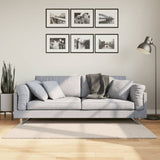 vidaXL Vloerkleed HUARTE laagpolig zacht wasbaar 60x110 cm antraciet