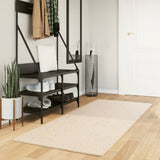 vidaXL Vloerkleed HUARTE laagpolig zacht wasbaar 60x110 cm antraciet