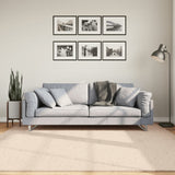 vidaXL Vloerkleed HUARTE laagpolig zacht wasbaar 60x110 cm antraciet