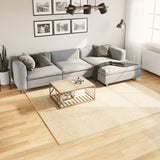vidaXL Vloerkleed HUARTE laagpolig zacht wasbaar 60x110 cm antraciet
