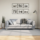vidaXL Vloerkleed HUARTE laagpolig zacht wasbaar 60x110 cm antraciet