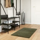 vidaXL Vloerkleed HUARTE laagpolig zacht wasbaar 60x110 cm antraciet