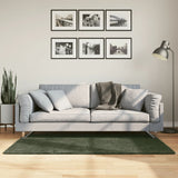 vidaXL Vloerkleed HUARTE laagpolig zacht wasbaar 60x110 cm antraciet