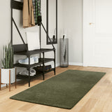 vidaXL Vloerkleed HUARTE laagpolig zacht wasbaar 60x110 cm antraciet